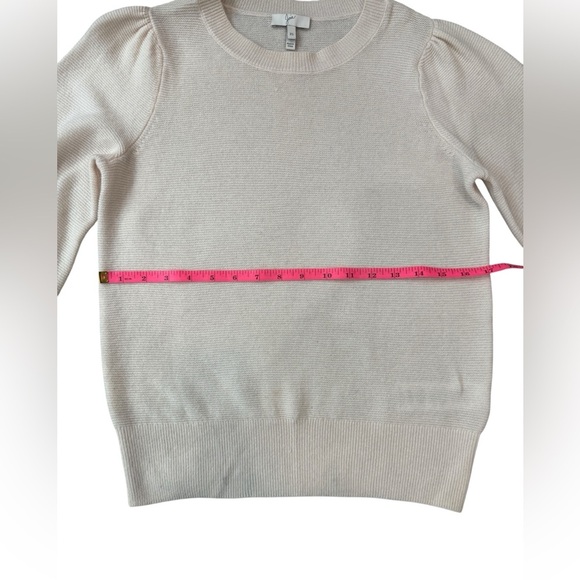 JOIE Noely Wool Cashmere Women’s Crew Neck Ivory Sweater Size XS - Picture 7 of 9